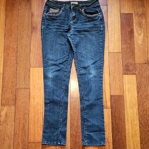 Womens Jeans Classic Blue Straight Leg Size 6